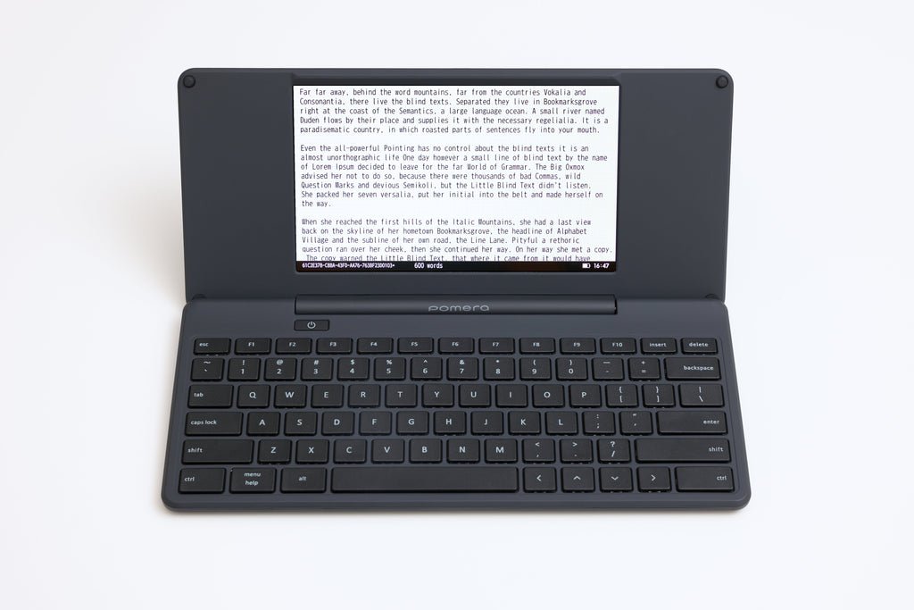 pomera - Full-Suite Typewriter For Focused Writing Includes Screen Protector Film